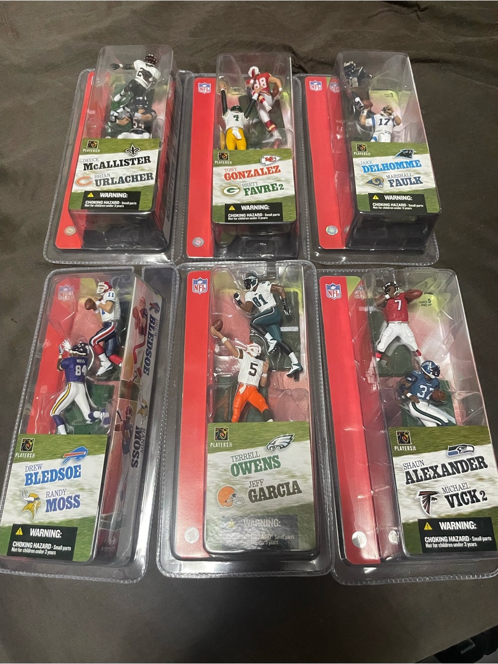 McFarlane NFL SportPicks 3" Mini Figures 2-Pack Lot (6 Packs) - Brand New Sealed